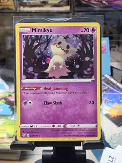 Mimikyu 81/189 Holographic Rare Promo Darkness Ablaze Pokemon TCG Near Mint - Image 1