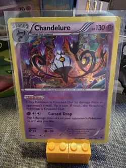 Pokemon TCG Chandelure Phantom Forces 43/119 Holo Rare - Image 1