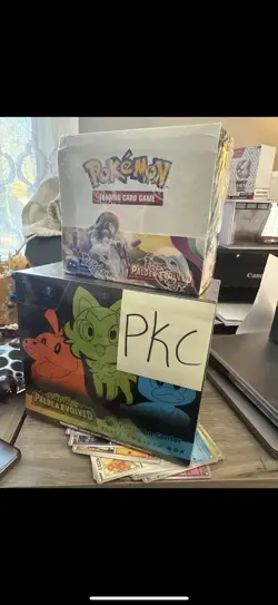 Pokemon Paldea Evolved Booster Box & Pokemon Center ETB - Image 1