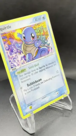 🌊 Pokemon TCG - Squirtle 64/100 - EX Crystal Guardians (2006) - Common - LP - Image 2