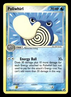 Pokemon Unseen Forces #68/115 Poliwhirl NM - Image 1