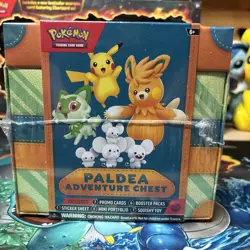POKEMON TCG: PALDEA ADVENTURE CHEST- New Factory Sealed - 6 BOOSTER PACKS!! - Image 3