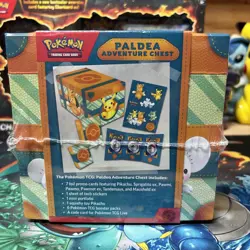 POKEMON TCG: PALDEA ADVENTURE CHEST- New Factory Sealed - 6 BOOSTER PACKS!! - Image 4