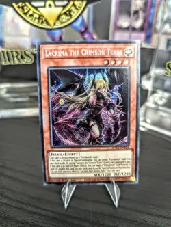 Yu-Gi-Oh! Lacrima the Crimson Tears ROTA-EN014 Secret Rare - Image 1