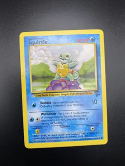 Squirtle 93/130 base set 2 pokemon card - Image 3