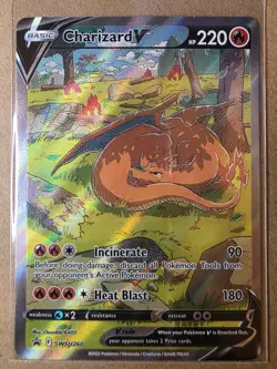 Pokemon TCG Charizard V SWSH260 Sword & Shield Promo Card Near Mint Condition - Image 1