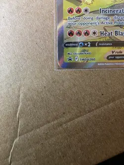 Pokemon TCG Charizard V SWSH260 Sword & Shield Promo Card Near Mint Condition - Image 3