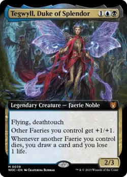 Tegwyll, Duke of Splendor (Extended Art) -Foil Near Mint MTG - Image 1