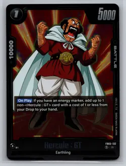 Dragon Ball Super Card Game #FB03-132 Hercule : GT Foil - Image 1
