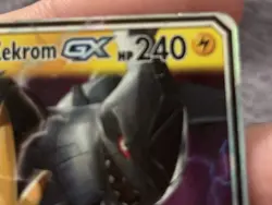 PIKACHU & ZEKROM GX 33/181 Pokemon Sun Moon Team Up Holo Tag Team Card MP - Image 2