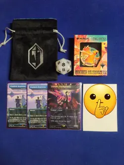 Magic The Gathering Final Fantasy Promo Lot Pinfinity AR PIN Chocobo - Image 1