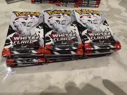 Pokemon TCG white flare 30 opened packs inc bulk reverse and holo - Image 1