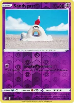 Sandygast - 81 192- Common Reverse Holo Rebel Clash Pokemon - Image 1