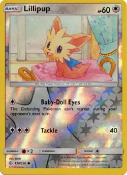 Lillipup - 174/ 236 Common Reverse Holo Cosmic Eclipse Pokemon - Image 1