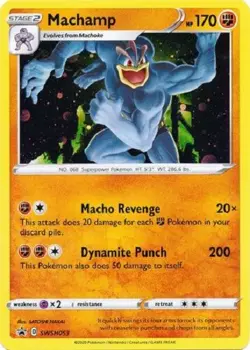 Machamp - SWSH053 - Holo Promo Champion's Path Pokemon - Image 1