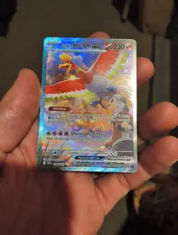 Pokemon TCG Ethan's Ho-Oh EX 230/182 Special Illustration Rare Destined Rivals - Image 2