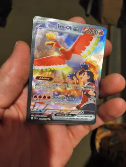 Pokemon TCG Ethan's Ho-Oh EX 230/182 Special Illustration Rare Destined Rivals - Image 4