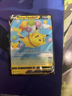 Flying Pikachu V - 006/025 - Pokemon Celebrations Sword Shield Rare Card NM - Image 1
