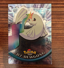 1999 Topps Pokemon #87 Dewgong Holo Foil Blue Logo - Image 1