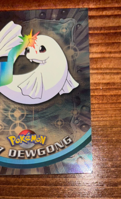 1999 Topps Pokemon #87 Dewgong Holo Foil Blue Logo - Image 3