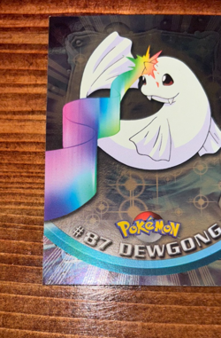 1999 Topps Pokemon #87 Dewgong Holo Foil Blue Logo - Image 4