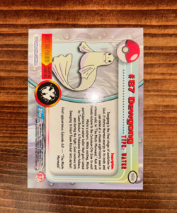 1999 Topps Pokemon #87 Dewgong Holo Foil Blue Logo - Image 5