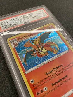 Pokemon Special Delivery Charizard UK Holo Promo SWSH075 PSA 10 - Image 3