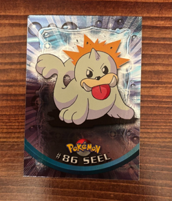 1999 Topps Pokemon #86 Seel Holo Foil Blue Logo - Image 1