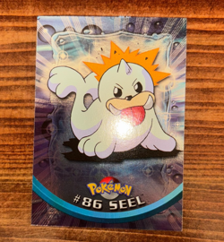 1999 Topps Pokemon #86 Seel Holo Foil Blue Logo - Image 2