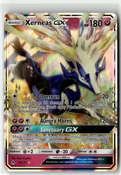 Xerneas GX ⭐ 90/131 Holo Rare GX Forbidden Light 2018 Pokemon NM - Image 1