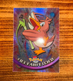 1999 Topps Pokemon #83 Farfetch'd Holo Foil Blue Logo - Image 2