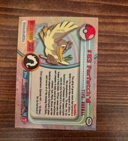 1999 Topps Pokemon #83 Farfetch'd Holo Foil Blue Logo - Image 5