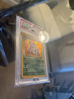 1999 Pokemon Nidoking Shadowless Base Set 11/102 Holo PSA 8 - Image 2