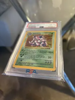 1999 Pokemon Nidoking Shadowless Base Set 11/102 Holo PSA 8 - Image 4