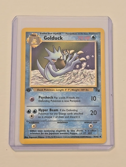 Pokemon Fossil 1st Edition Golduck 35/62 - Image 3
