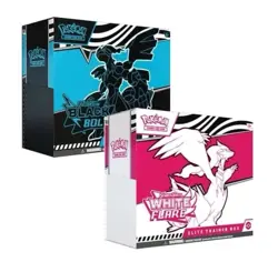 Pokemon S&V Black Bolt & White Flare - ETB Set (2 ETBs) - Sealed - PRESALE - Image 1