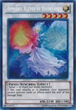 Armades, Keeper of Boundaries - JOTL-EN045 - Secret Rare unlimited yugioh konami - Image 1