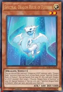 Spectral, Dragon Ruler of Flickers ALIN-EN018 Ultra Rare Yugioh Alliance Insight - Image 1