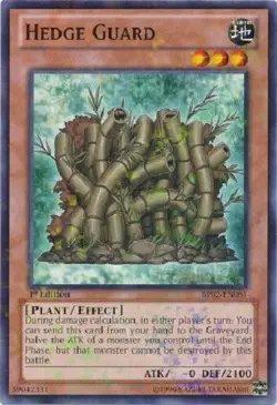 Hedge Guard - BP02-EN081 - Mosaic Rare 1st Edition Yugioh Konami Authentic - Image 1