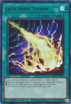 Lightning Storm RA01-EN061 Ultra Rare Yugioh 25th Anniv Rarity Collection - Image 1