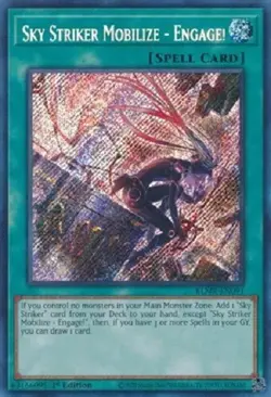 Sky Striker Mobilize - Engage! BLMR-EN091 Secret Rare Yugioh Monstrous Revenge - Image 1