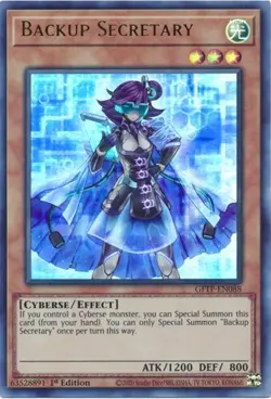 Backup Secretary GFTP-EN088 Ultra Rare 1st ed Ghost From The Past yugioh - Image 1