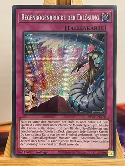 Regenbogenbrucke Der Erlosung MP22-DE270 Secret Rare Deutsch NM YUGIOH - Image 1