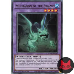 Yugioh Mudragon of the Swamp TOCH-EN049 Rare 1st Edition NM - Image 1