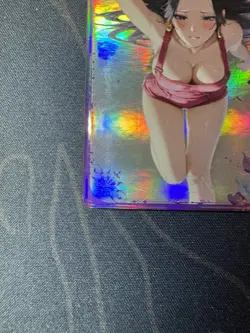 Goddess Lying in Bed Hancock Maiden Preimium Thick Card Waifu Doujin One Piece - Image 5