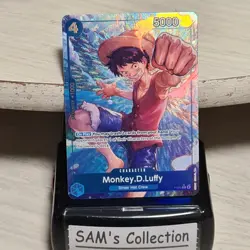 Monkey.D.Luffy P-055 P Full Art (English) One Piece Card Game Premium Booster - Image 1