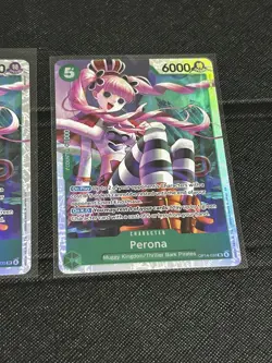 2x One Piece TCG The Azure Sea's Seven Perona OP14-033 SR - NM - Image 4