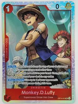 One Piece - OP14-013 Monkey.D.Luffy - Super Rare - Image 1