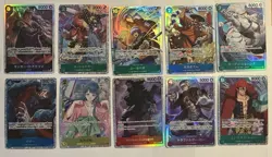 One Piece TCG SR lot Near Mint Ten Cards - Image 1