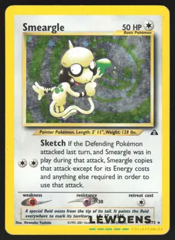 Smeargle - 11/75 - Holo Rare - Neo Discovery - Pokemon Card - HP - Image 1